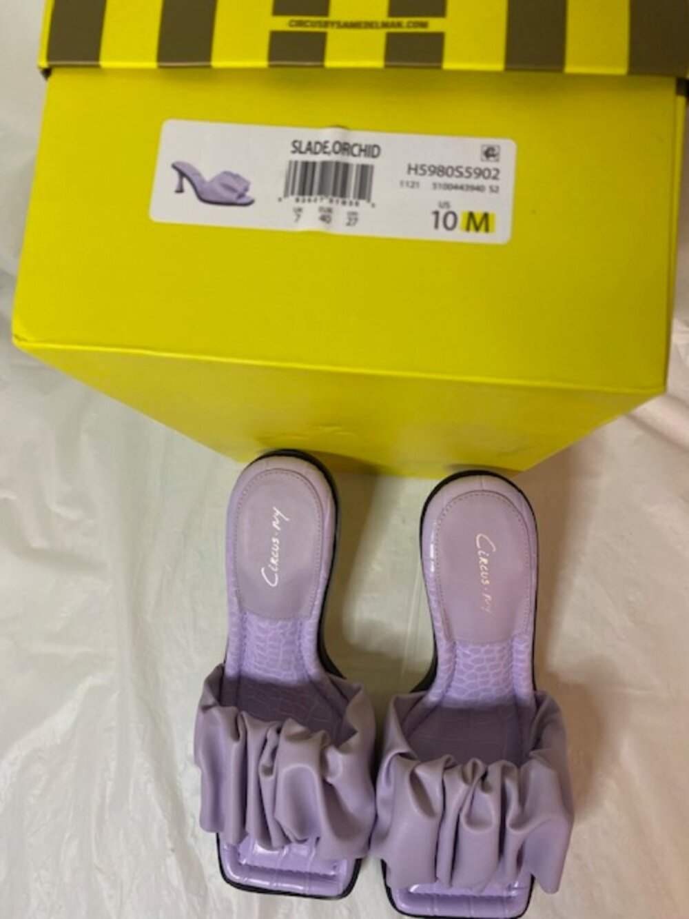 Circus NY by Sam Edelman "Slade" Sandal in Orchid (lavender/purple), size 10M - Picture 8 of 8